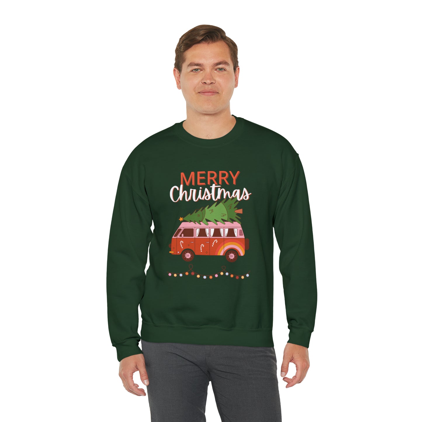Merry Christmas Unisex Heavy Blend™ Crewneck Sweatshirt