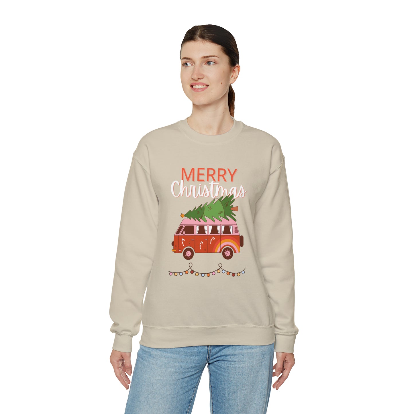Merry Christmas Unisex Heavy Blend™ Crewneck Sweatshirt