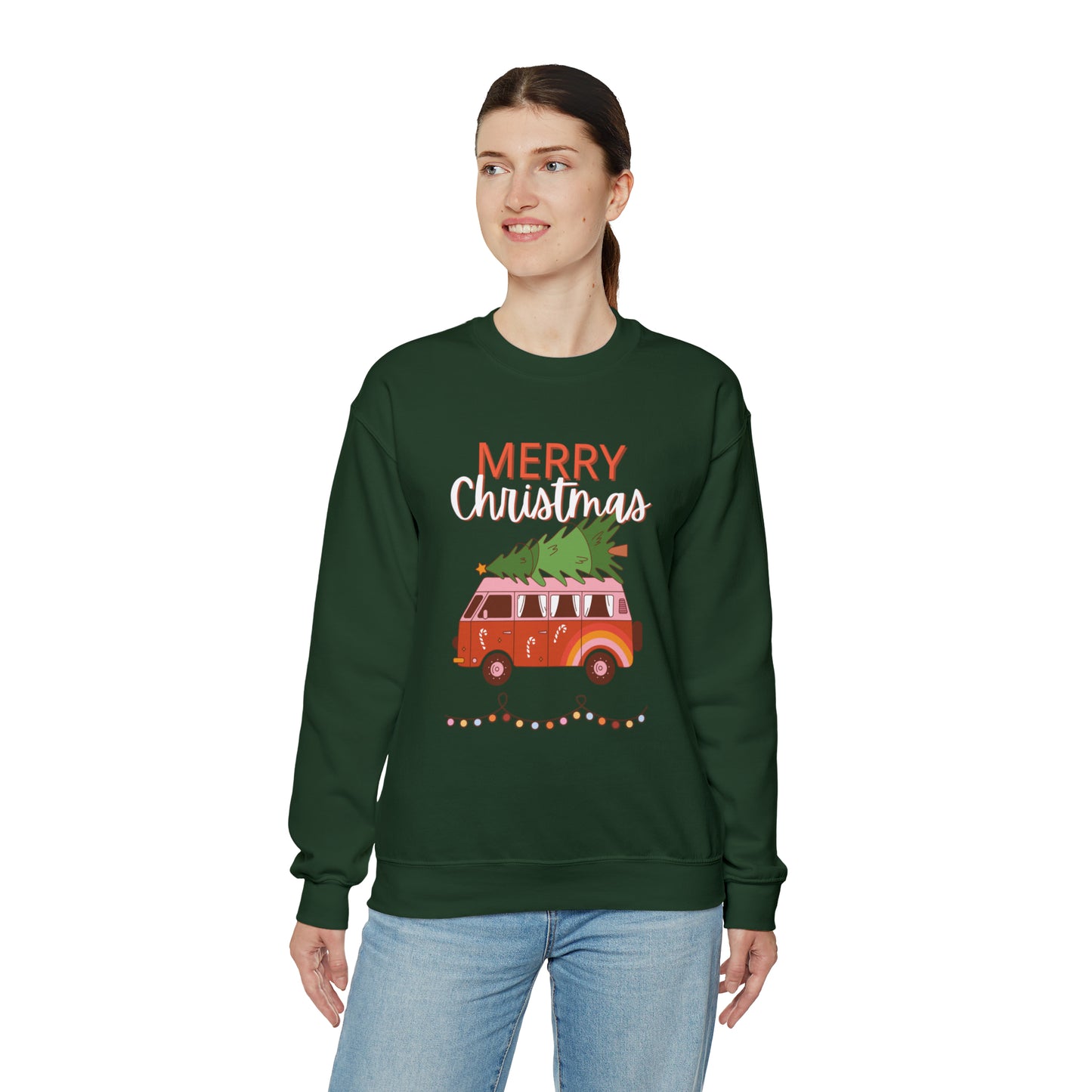 Merry Christmas Unisex Heavy Blend™ Crewneck Sweatshirt