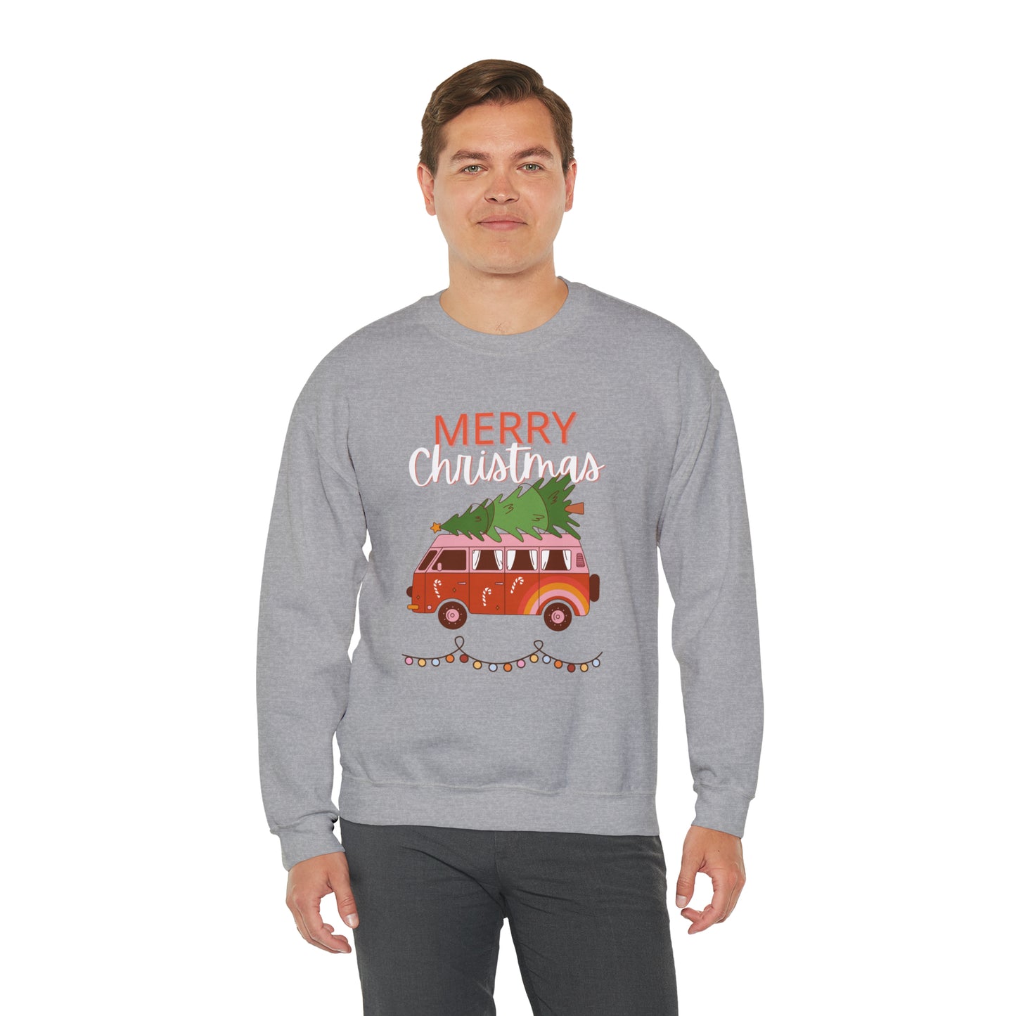 Merry Christmas Unisex Heavy Blend™ Crewneck Sweatshirt