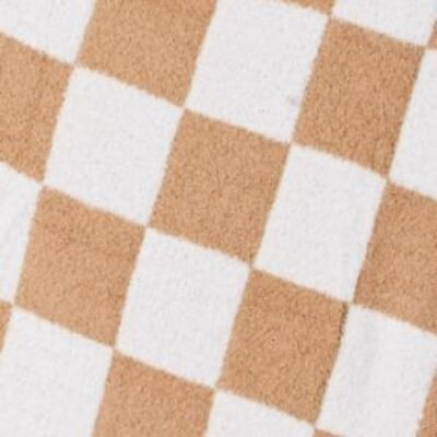 Cuddley Checkered Decorative Throw Blanket